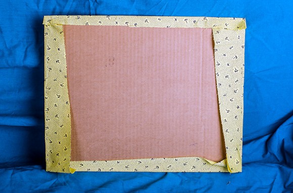 back view of stapling