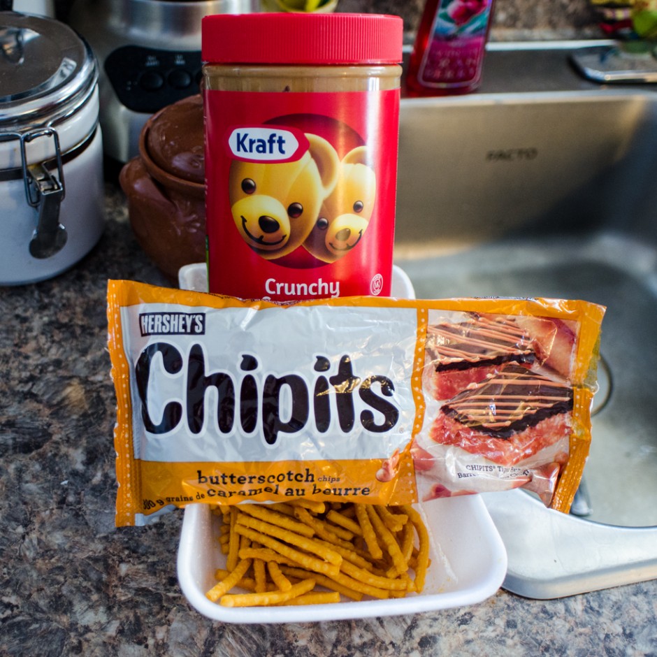 butterscotch and peanut butter haystacks