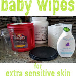 DIY: Extra-sensitive skin baby wipes